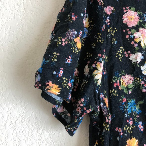 Wild Fable Floral Long Pant Romper Large - Picture 4 of 8